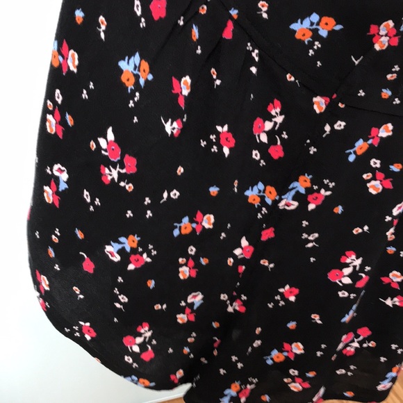 Free People floral short dungarees shirts overall - Picture 3 of 10